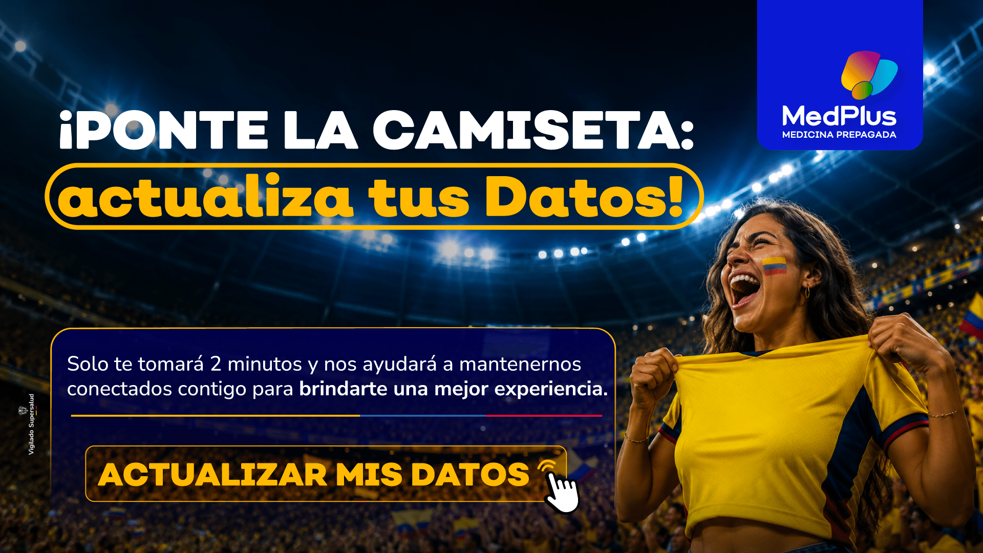 ¡Ponte la camiseta: actualiza tus datos! Actualizar mis datos