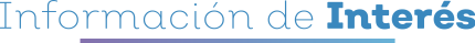 Información de Interés